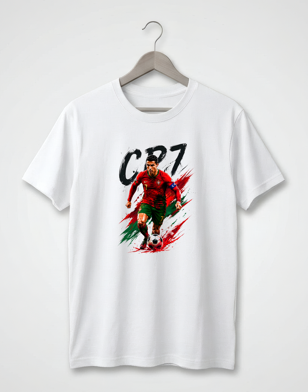 Football Icon Print T-Shirt