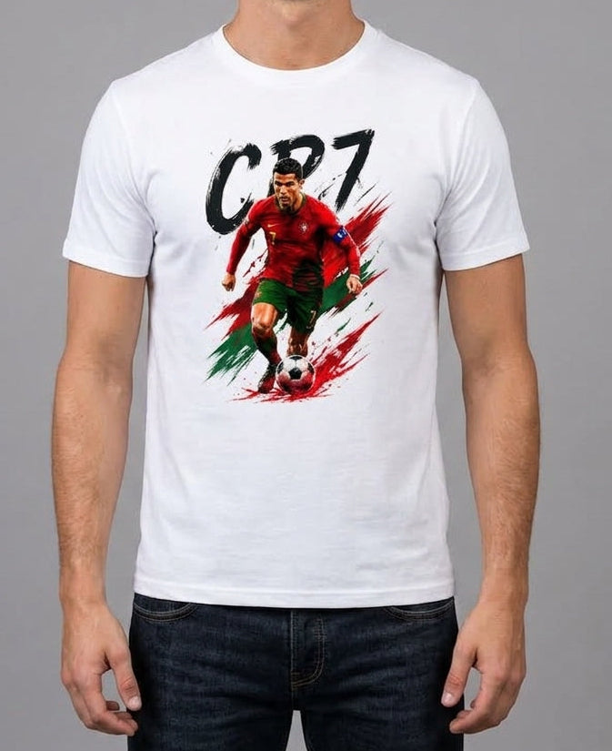 Football Icon Print T-Shirt