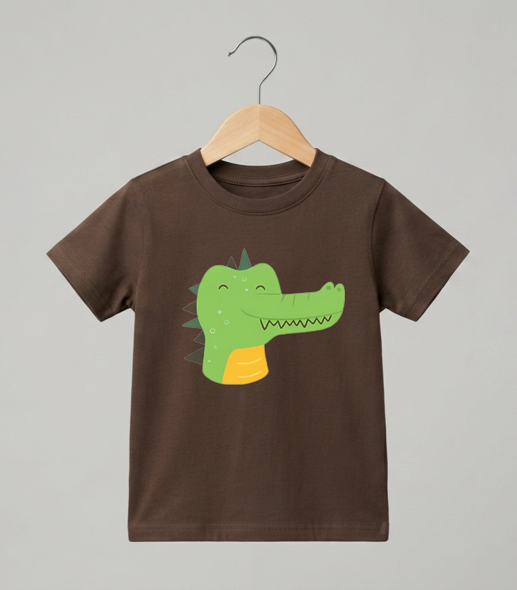 Kid's Crocodile Print T-Shirt