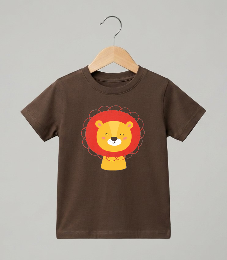 Kid's Lion Print T-Shirt