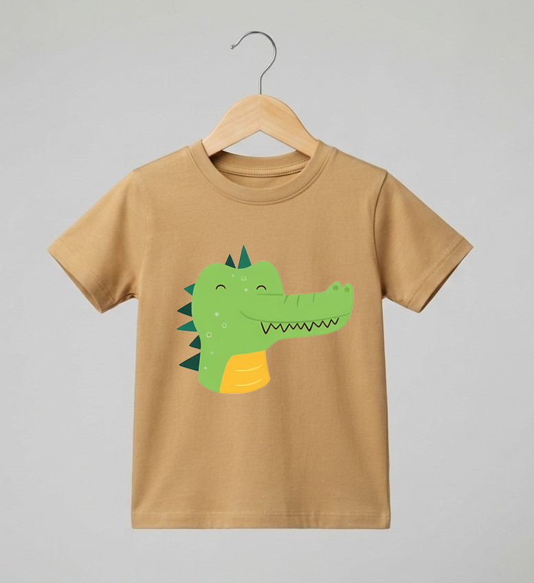 Kid's Crocodile Print T-Shirt