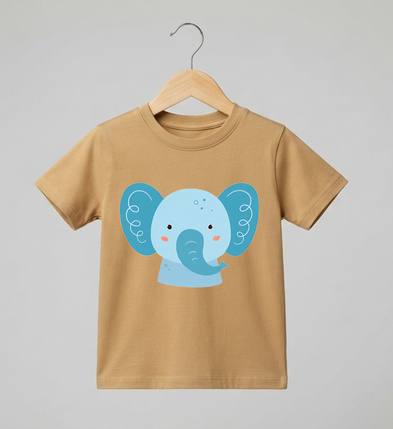 Kid's Elephant Print T-Shirt