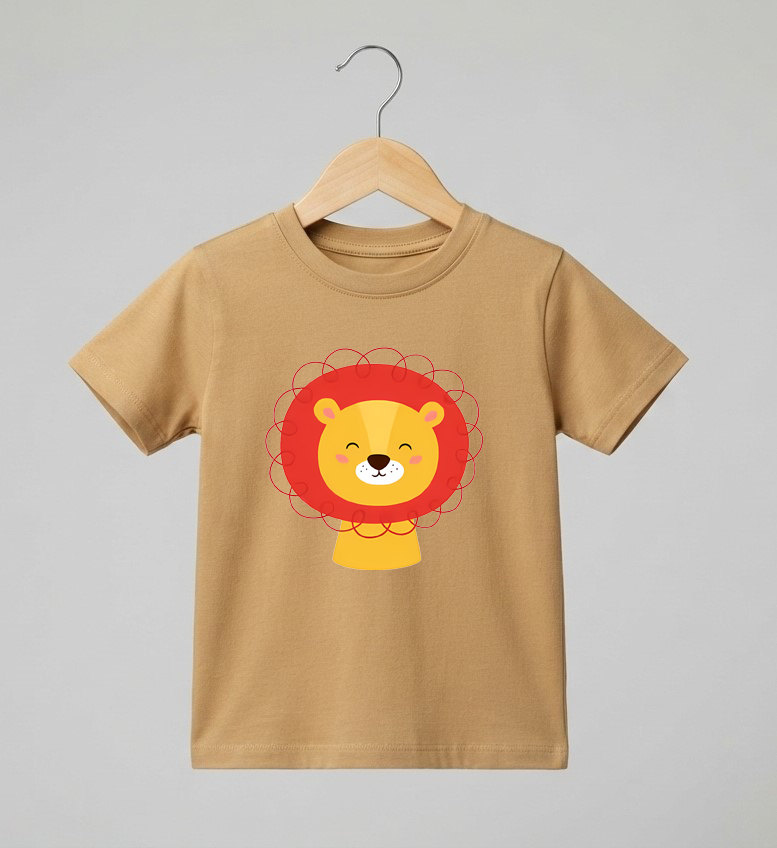 Kid's Lion Print T-Shirt