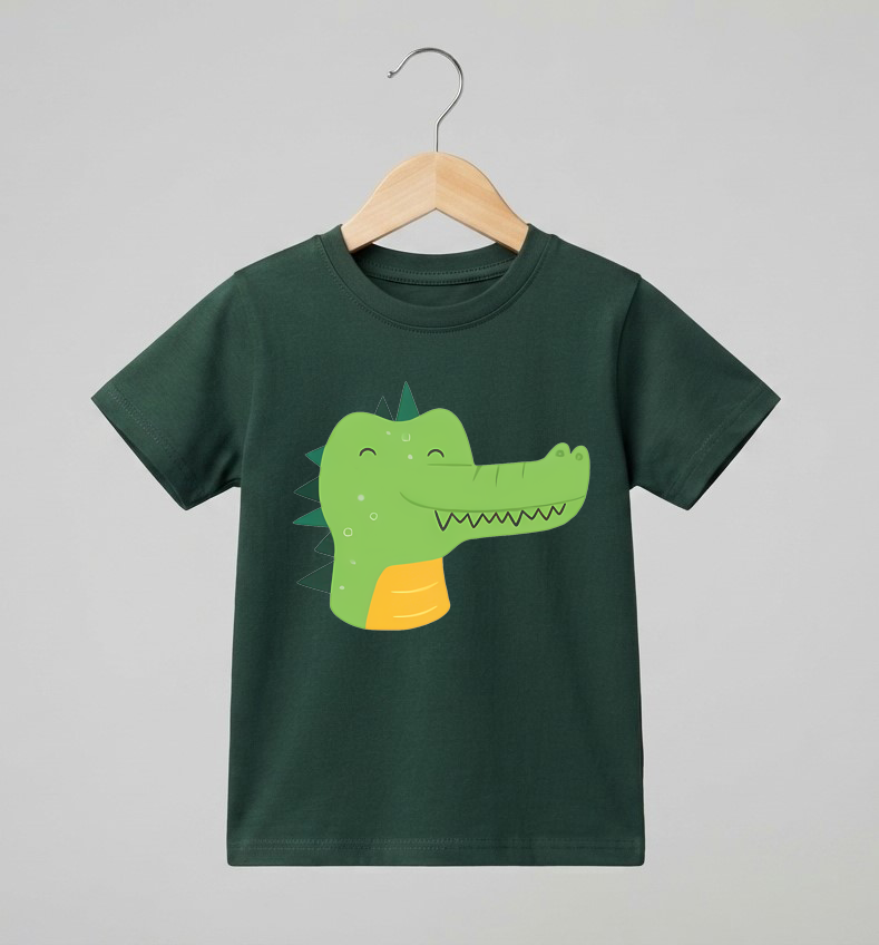 Kid's Crocodile Print T-Shirt