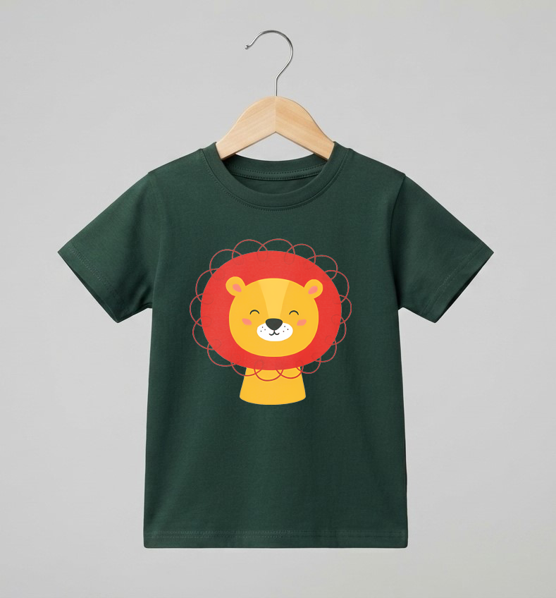 Kid's Lion Print T-Shirt