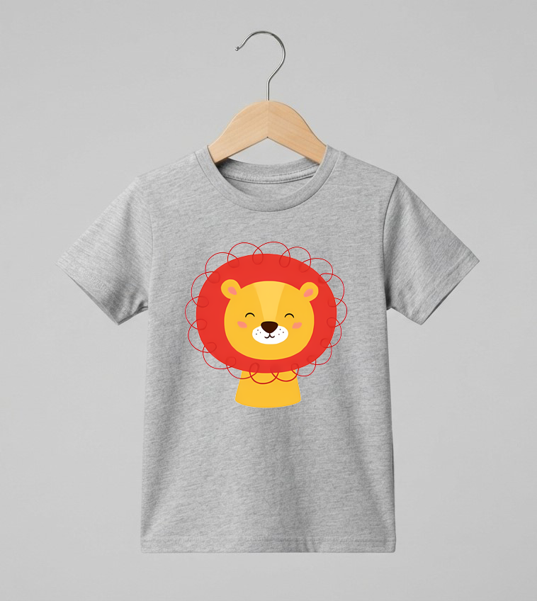Kid's Lion Print T-Shirt
