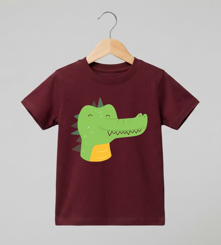 Kid's Crocodile Print T-Shirt