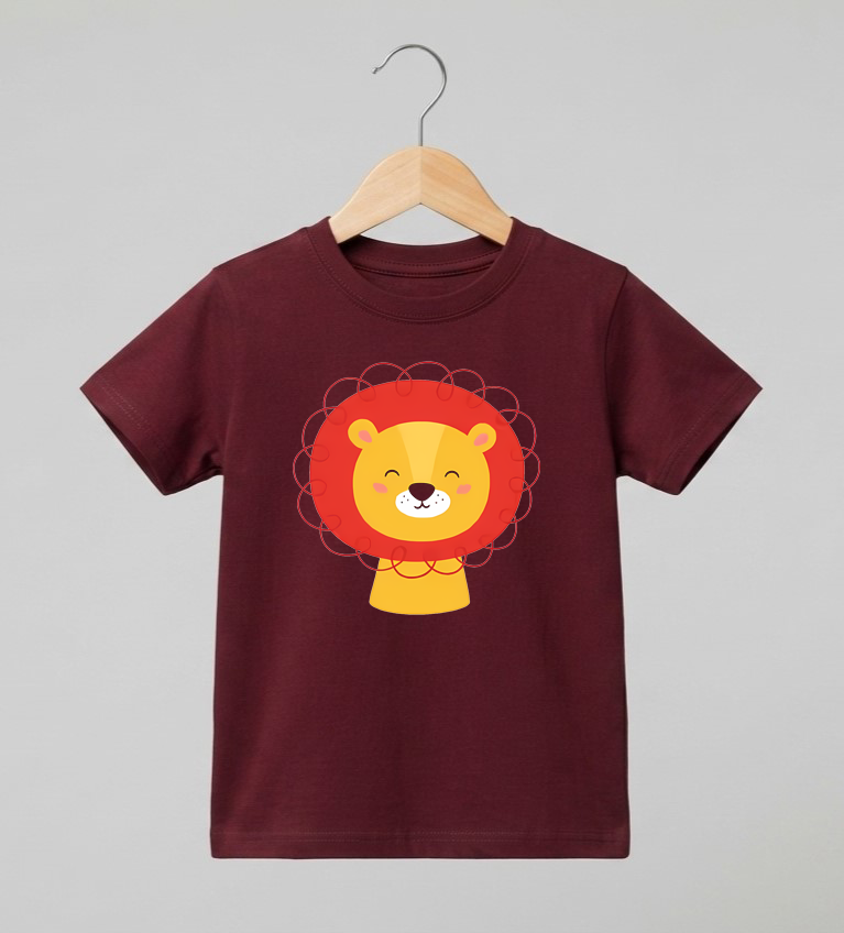 Kid's Lion Print T-Shirt