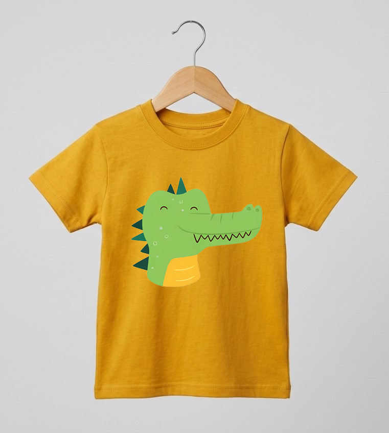 Kid's Crocodile Print T-Shirt