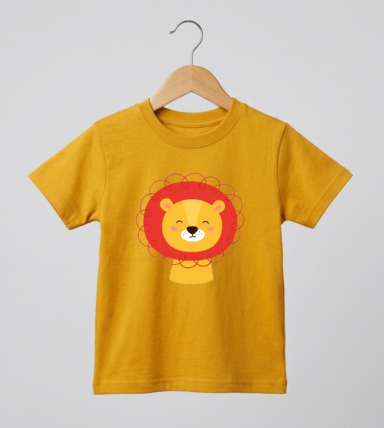 Kid's Lion Print T-Shirt