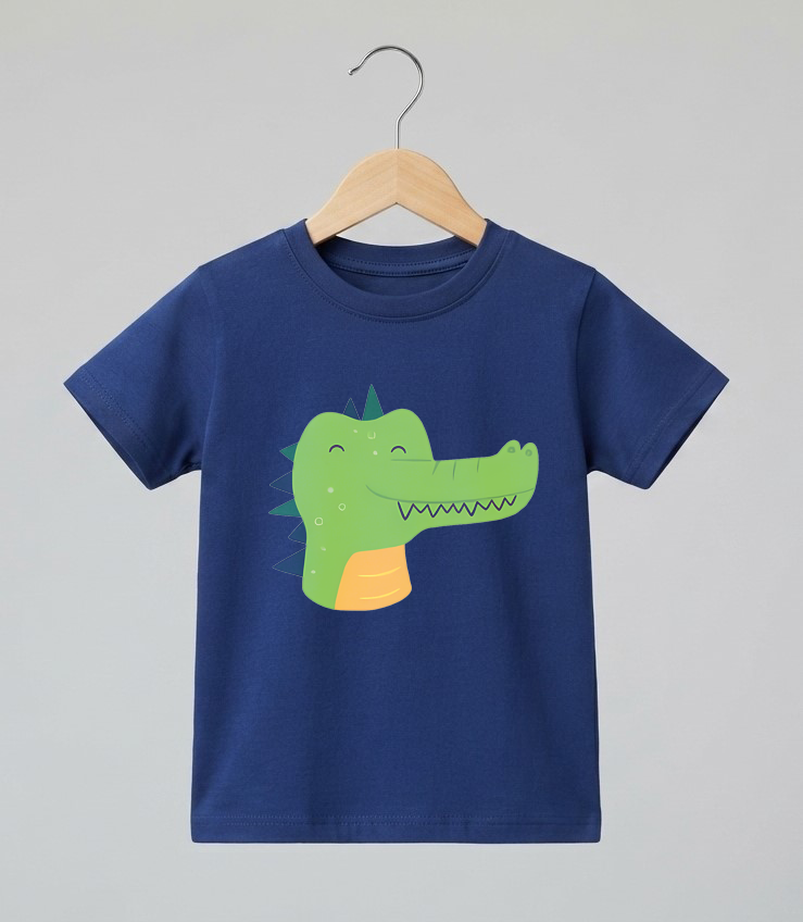 Kid's Crocodile Print T-Shirt