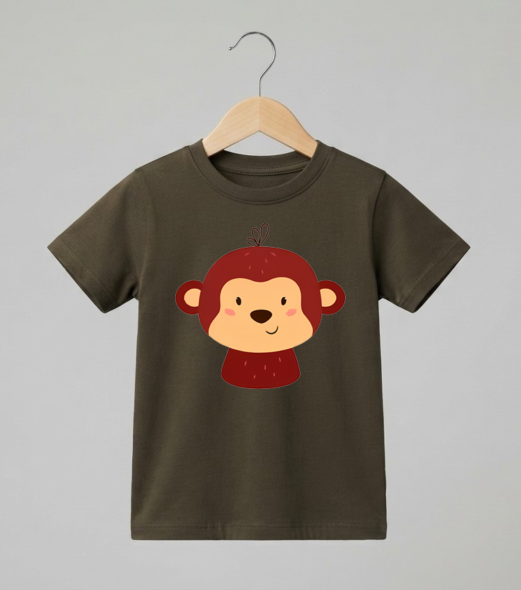 Kid's Monkey Print T-Shirt