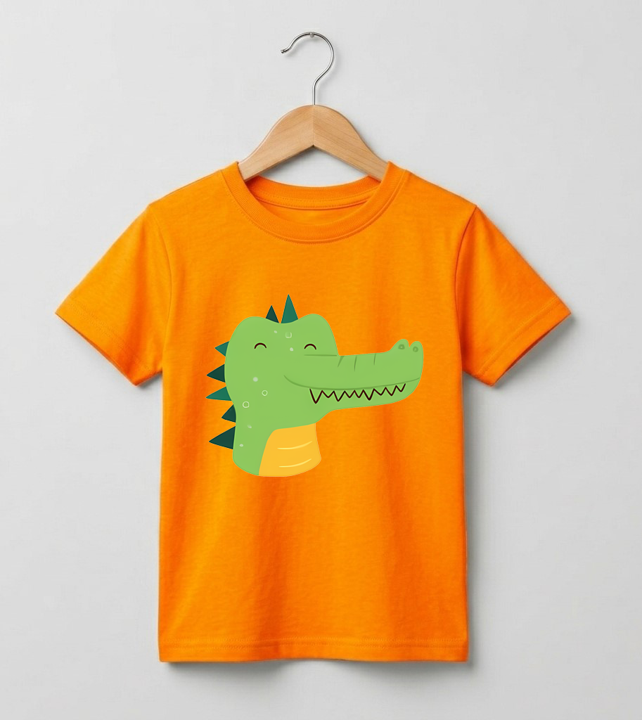 Kid's Crocodile Print T-Shirt