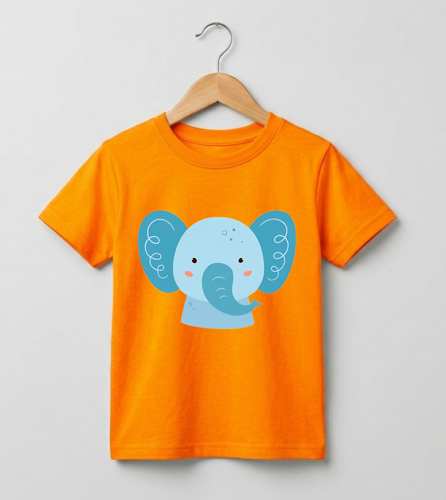 Kid's Elephant Print T-Shirt