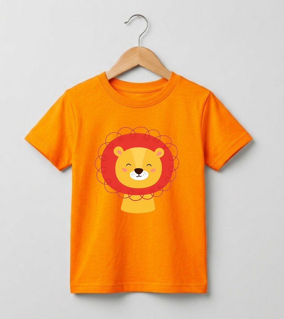 Kid's Lion Print T-Shirt