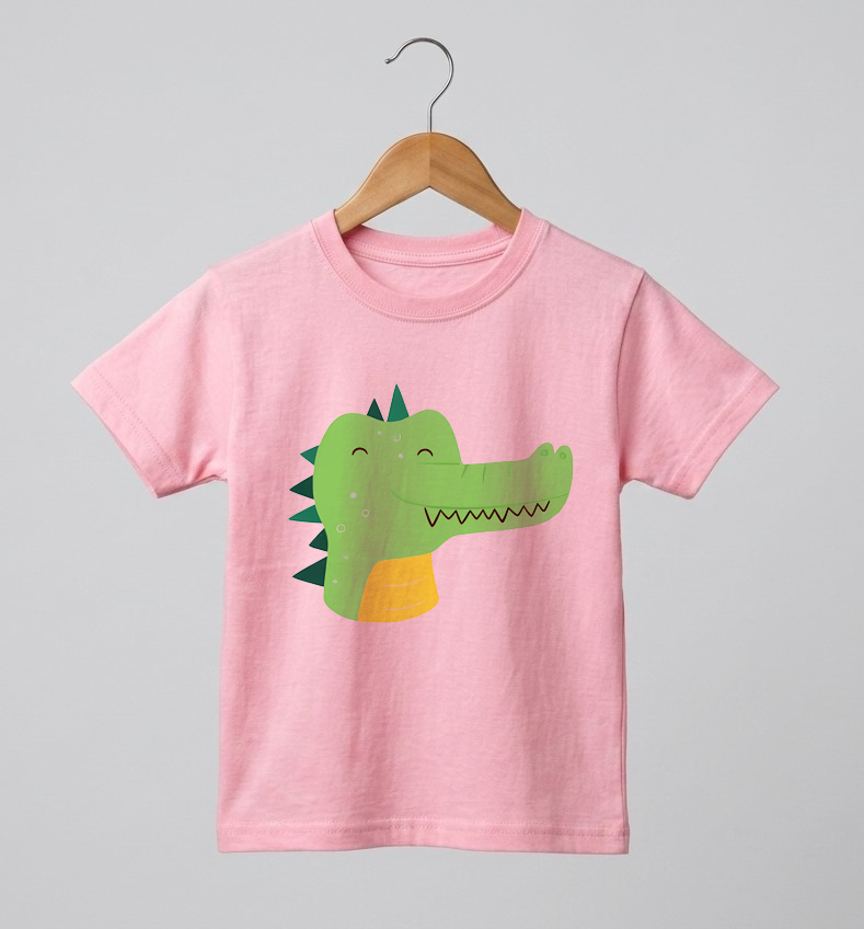 Kid's Crocodile Print T-Shirt
