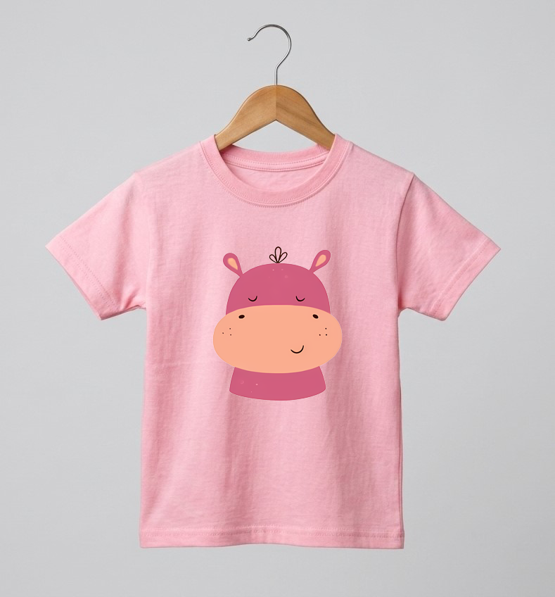 Kid's Hippo Print T-Shirt