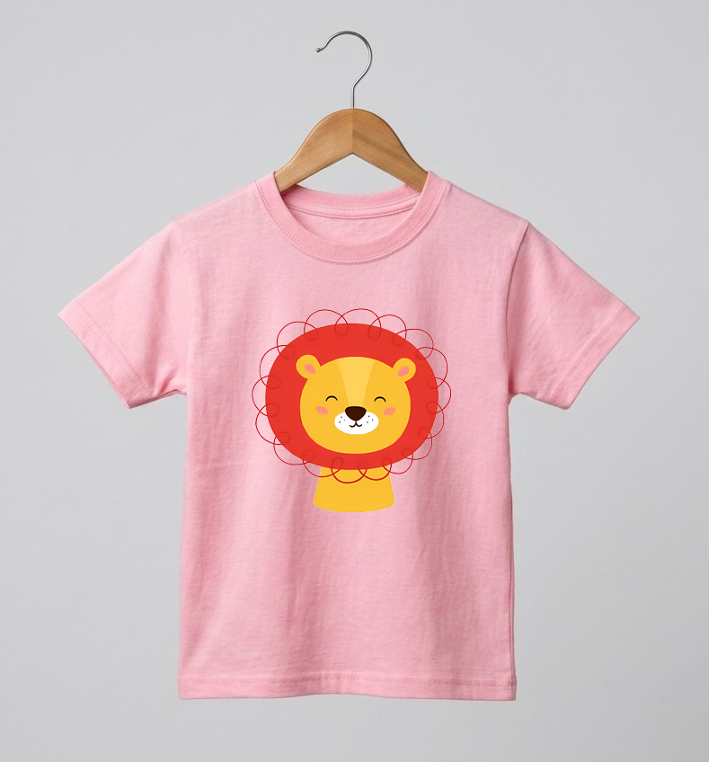 Kid's Lion Print T-Shirt