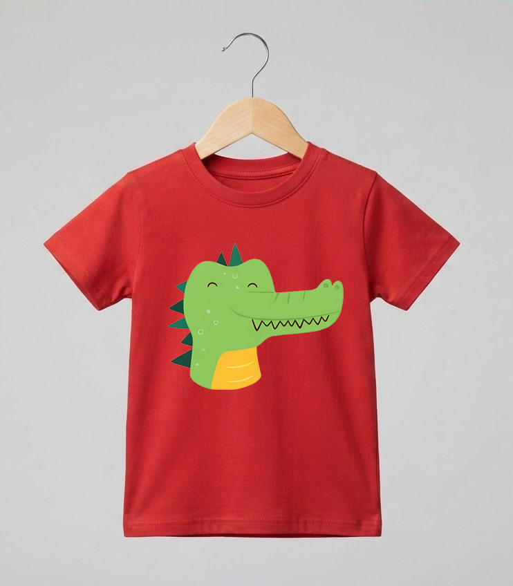 Kid's Crocodile Print T-Shirt