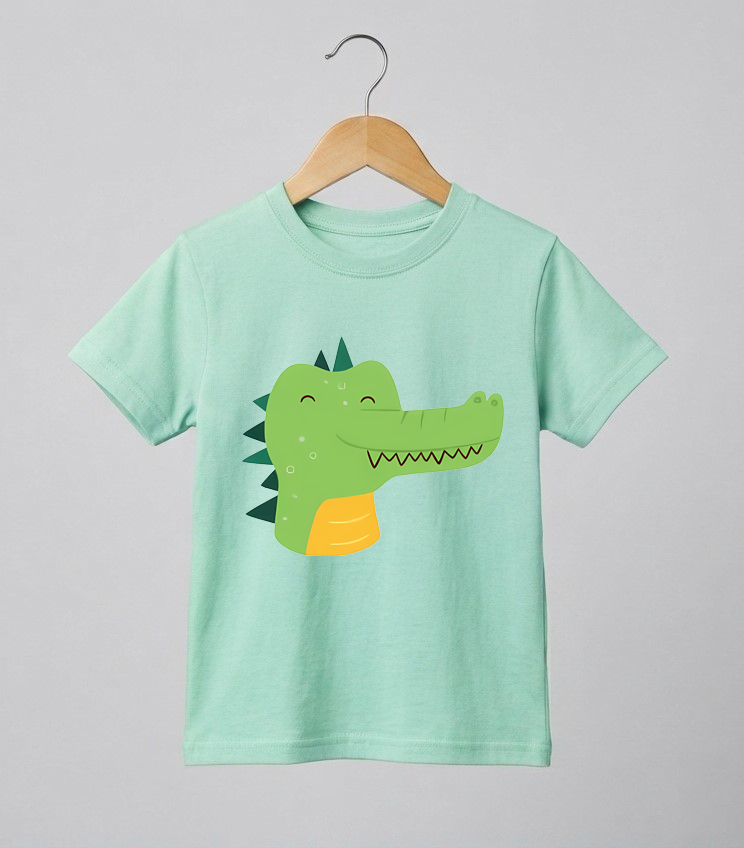 Kid's Crocodile Print T-Shirt