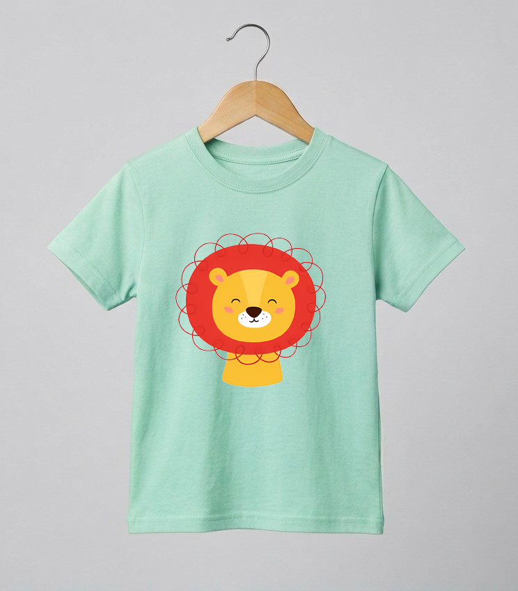 Kid's Lion Print T-Shirt