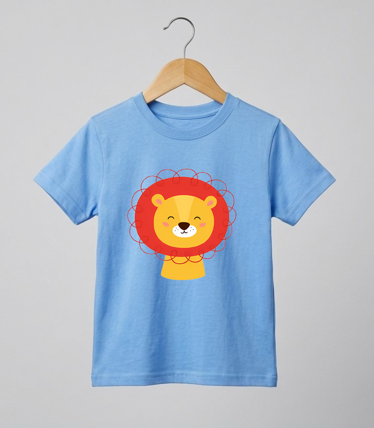 Kid's Lion Print T-Shirt