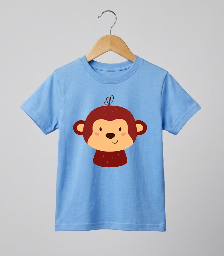 Kid's Monkey Print T-Shirt