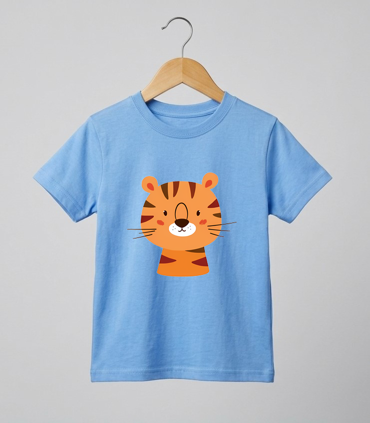 Kid's Tiger Print T-Shirt