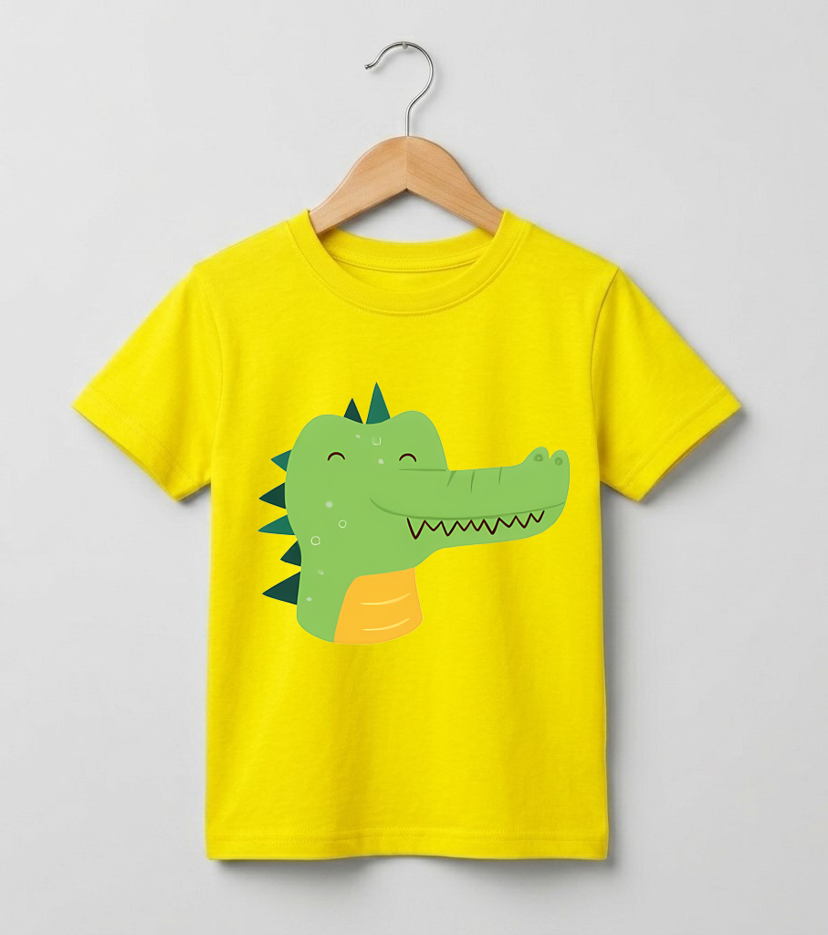 Kid's Crocodile Print T-Shirt