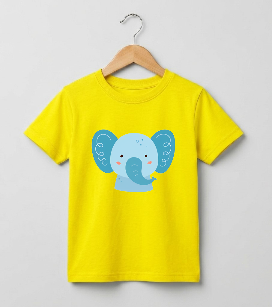 Kid's Elephant Print T-Shirt