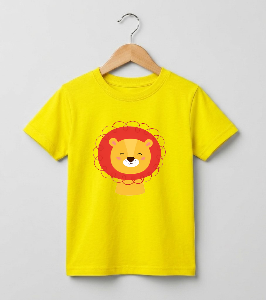 Kid's Lion Print T-Shirt