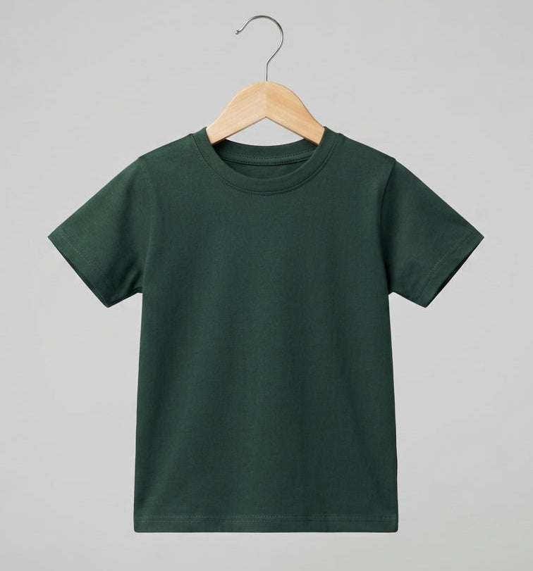 Kid's Dark Green T-Shirt